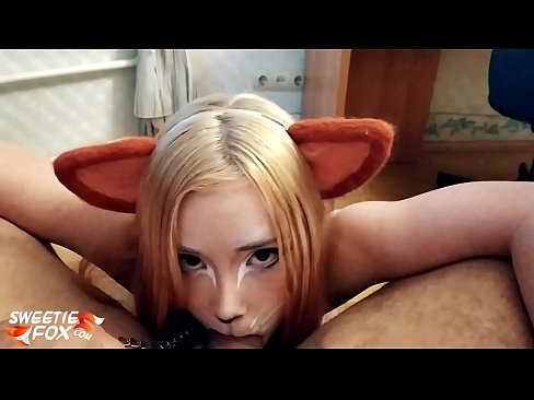 ❤️ Kitsune gëlltit kar dhe sperma në gojën e saj ️❌ Video e ndyrë tek ne ❌